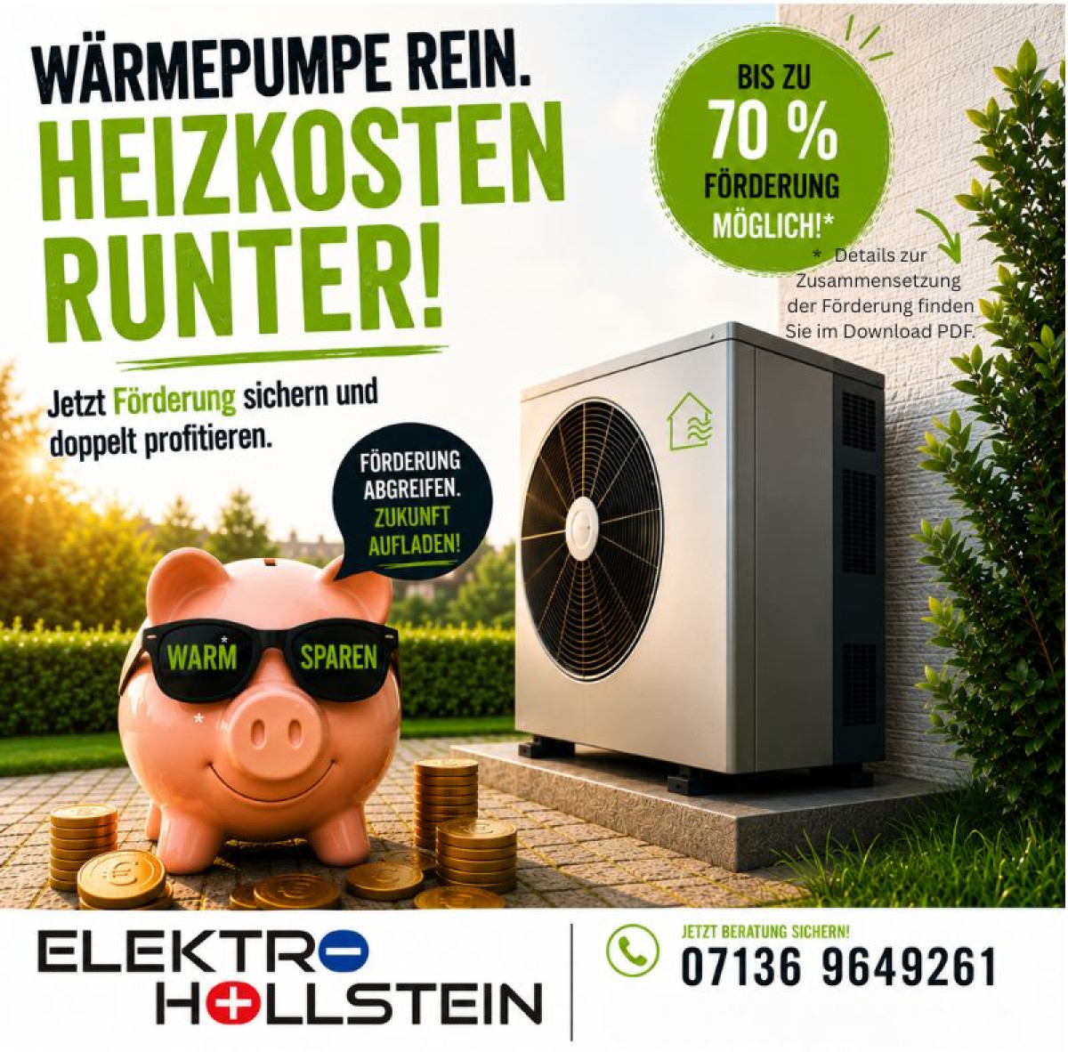 Waermepumpen Foerderung sichern